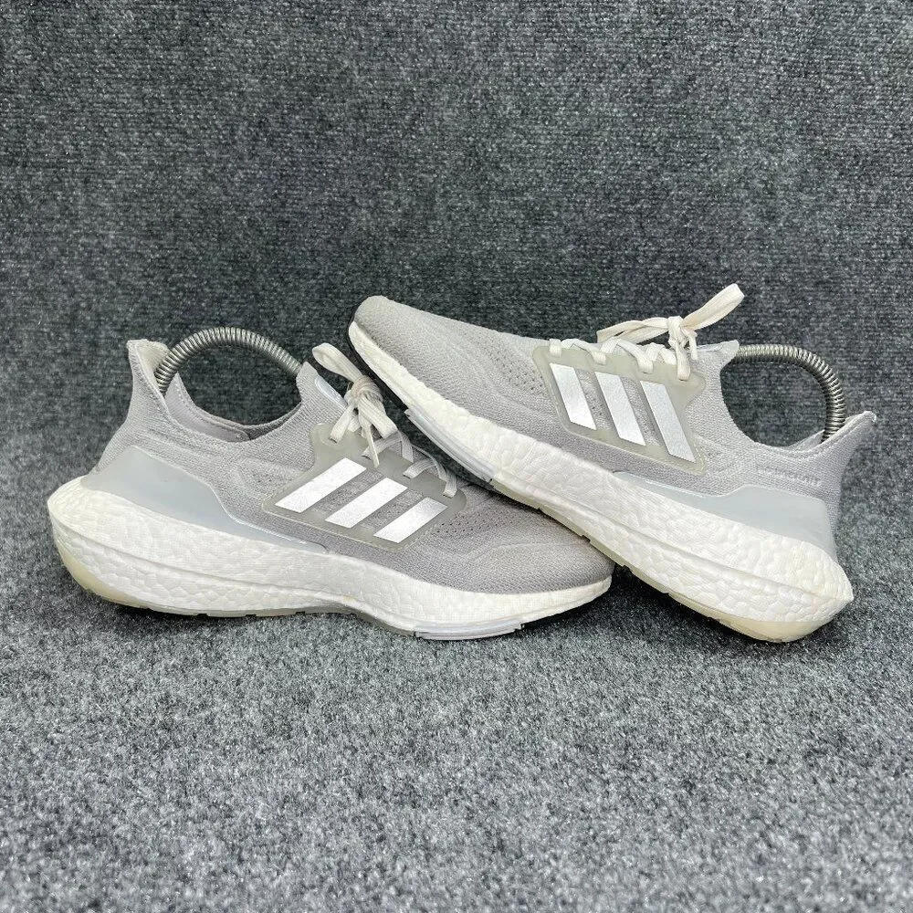 Adidas Ultraboost 21‎ Shoes Women's 7.5 Grey Running Training Athletic Sneakers